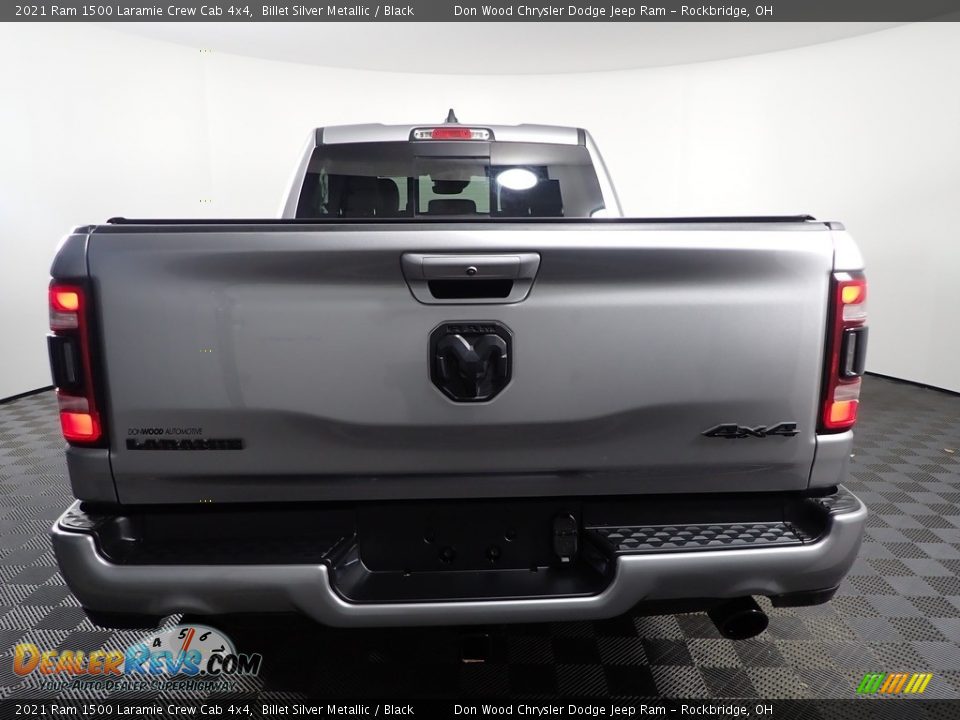 2021 Ram 1500 Laramie Crew Cab 4x4 Billet Silver Metallic / Black Photo #9