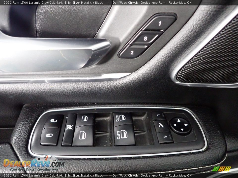 2021 Ram 1500 Laramie Crew Cab 4x4 Billet Silver Metallic / Black Photo #13