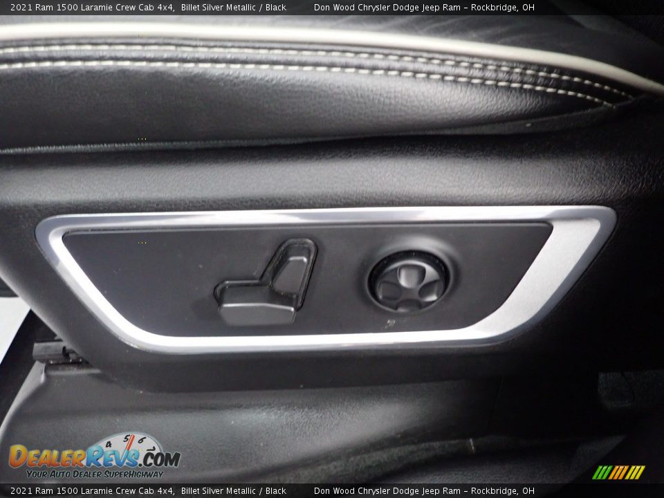 2021 Ram 1500 Laramie Crew Cab 4x4 Billet Silver Metallic / Black Photo #14