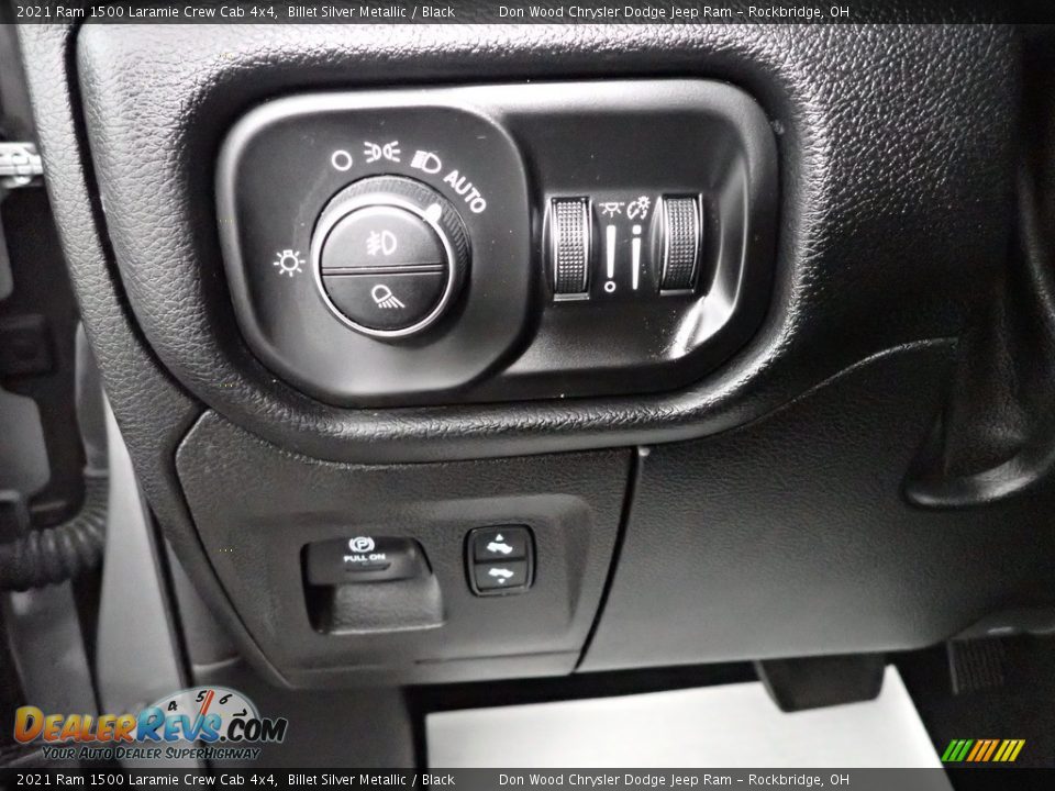 2021 Ram 1500 Laramie Crew Cab 4x4 Billet Silver Metallic / Black Photo #16