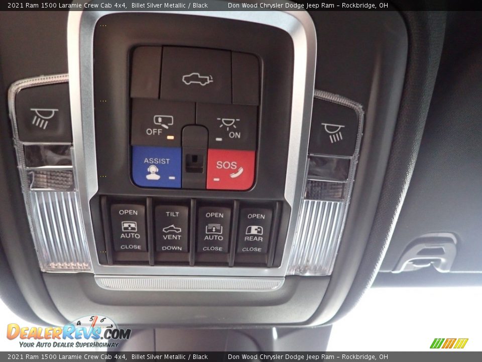 2021 Ram 1500 Laramie Crew Cab 4x4 Billet Silver Metallic / Black Photo #21