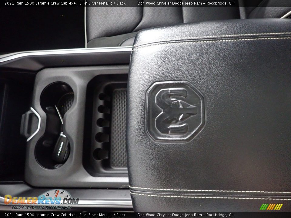 2021 Ram 1500 Laramie Crew Cab 4x4 Billet Silver Metallic / Black Photo #22