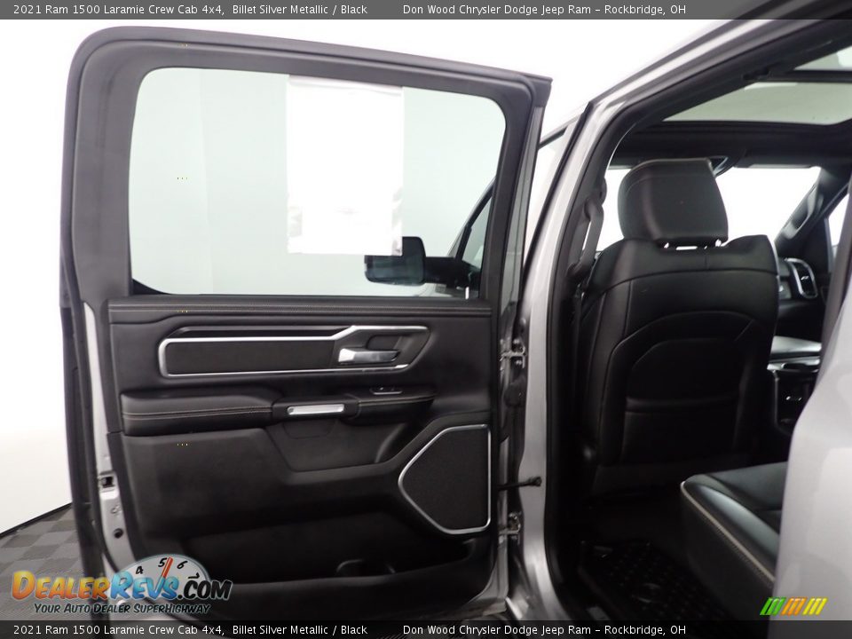 2021 Ram 1500 Laramie Crew Cab 4x4 Billet Silver Metallic / Black Photo #24