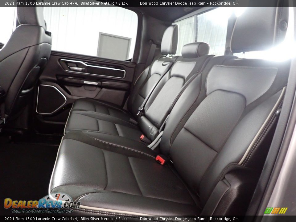 2021 Ram 1500 Laramie Crew Cab 4x4 Billet Silver Metallic / Black Photo #25