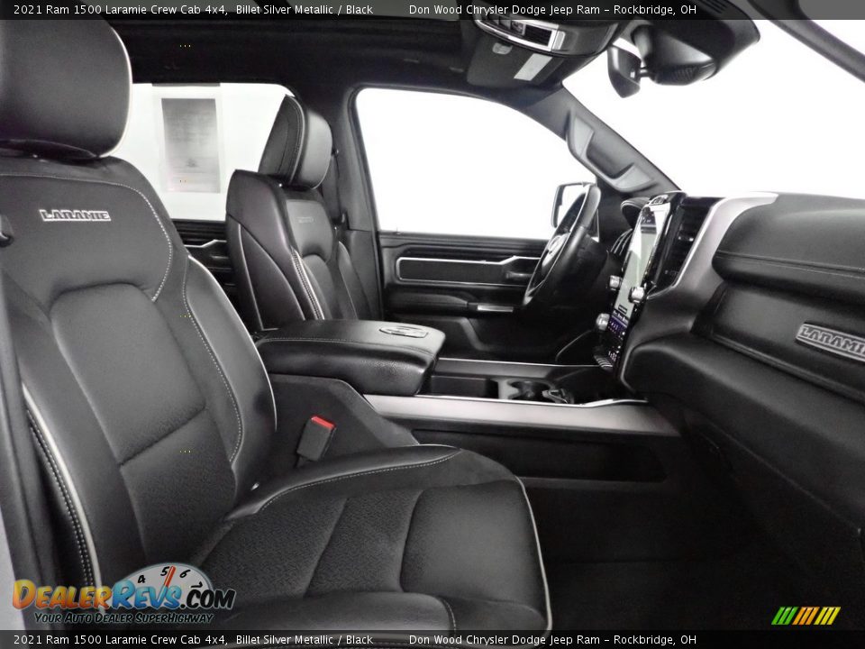 2021 Ram 1500 Laramie Crew Cab 4x4 Billet Silver Metallic / Black Photo #28