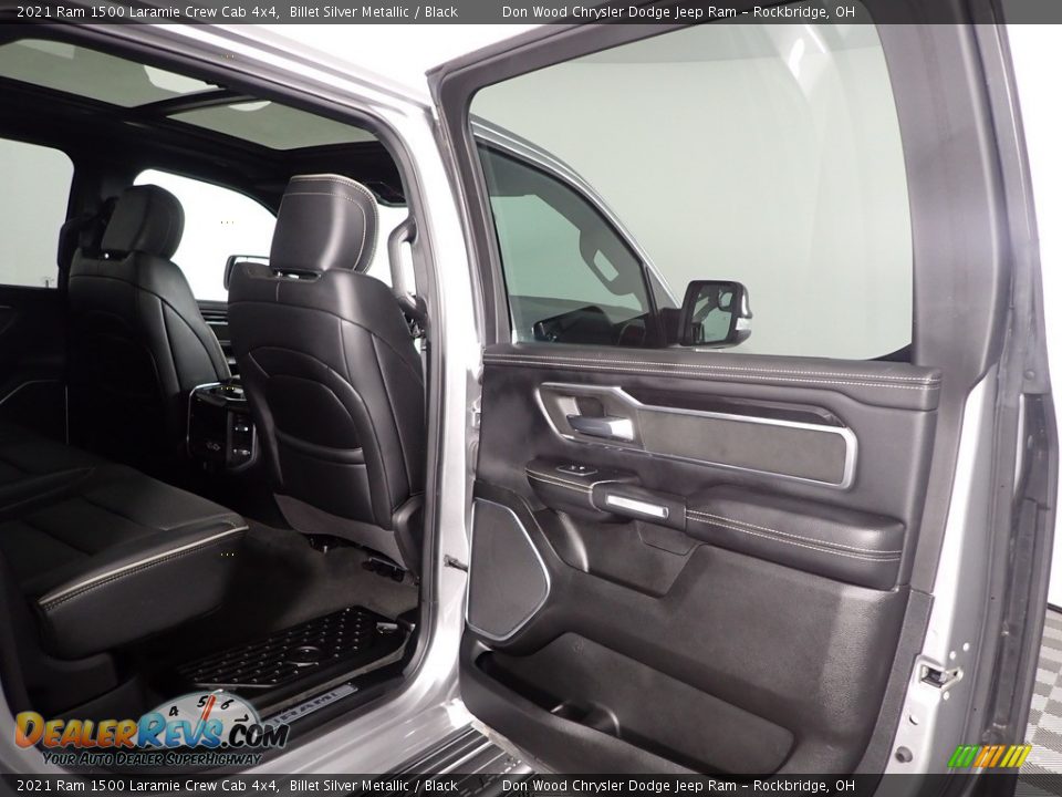 2021 Ram 1500 Laramie Crew Cab 4x4 Billet Silver Metallic / Black Photo #30