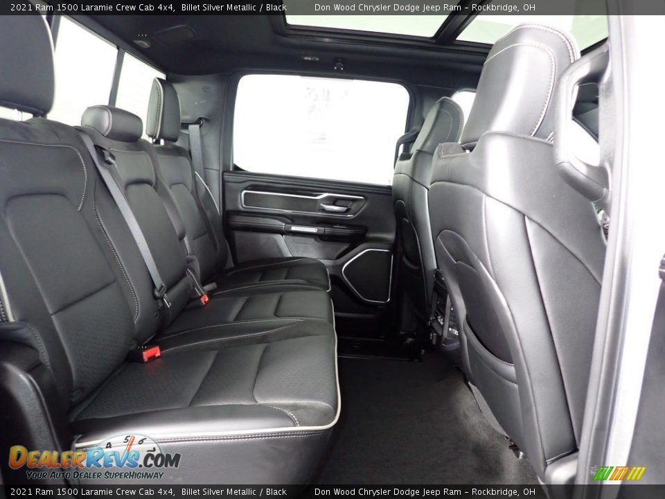 2021 Ram 1500 Laramie Crew Cab 4x4 Billet Silver Metallic / Black Photo #31