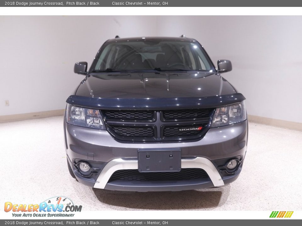 2018 Dodge Journey Crossroad Pitch Black / Black Photo #2