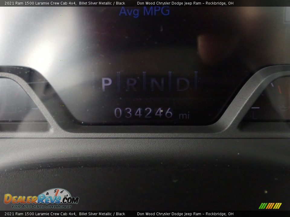 2021 Ram 1500 Laramie Crew Cab 4x4 Billet Silver Metallic / Black Photo #33