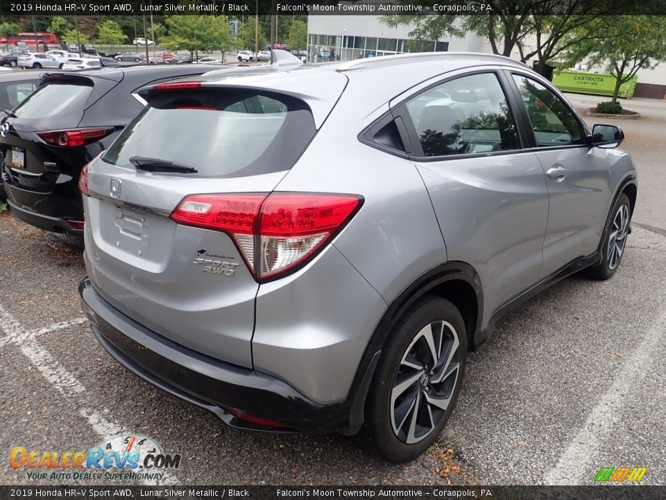 2019 Honda HR-V Sport AWD Lunar Silver Metallic / Black Photo #4