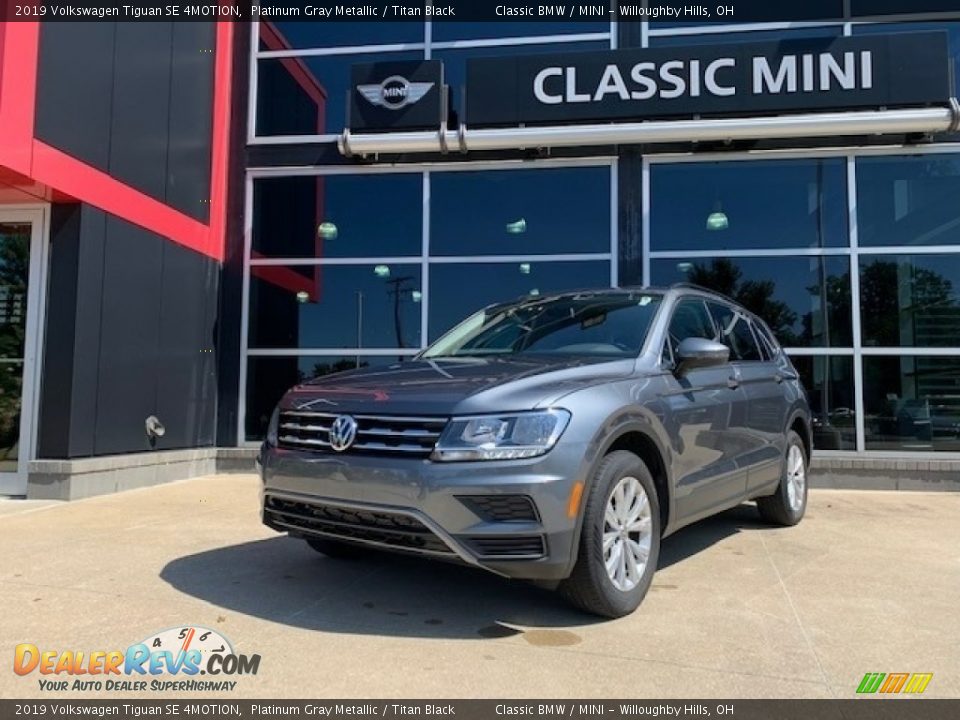 2019 Volkswagen Tiguan SE 4MOTION Platinum Gray Metallic / Titan Black Photo #1