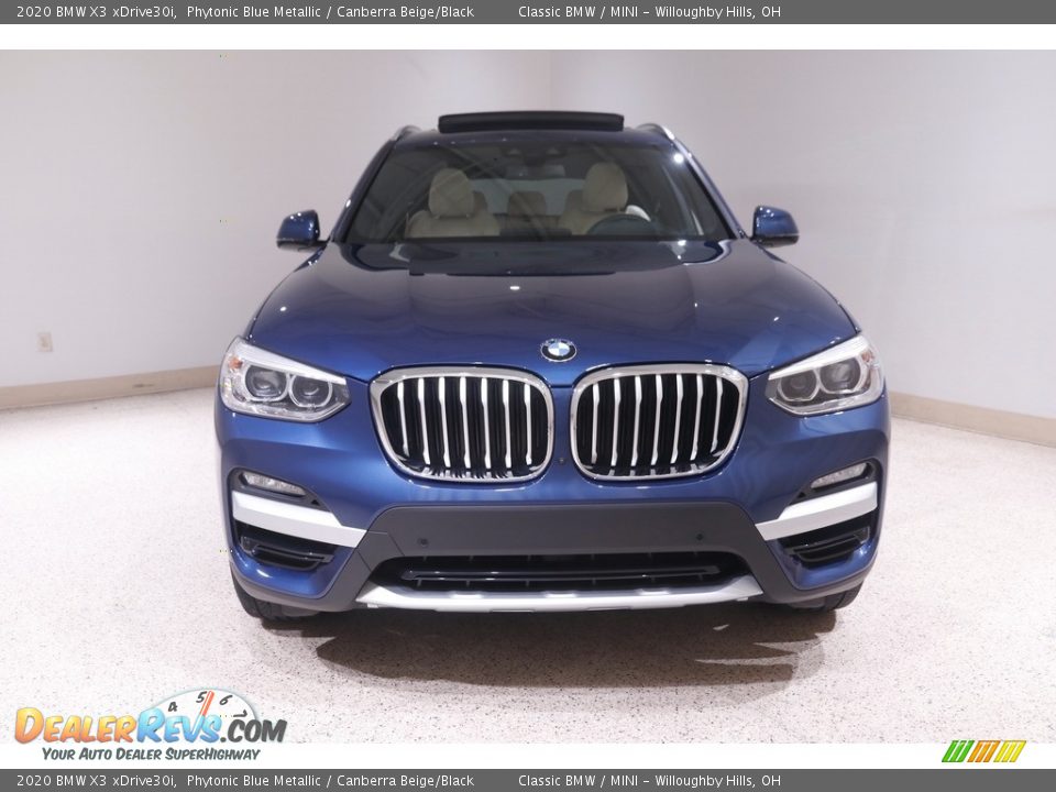 2020 BMW X3 xDrive30i Phytonic Blue Metallic / Canberra Beige/Black Photo #2