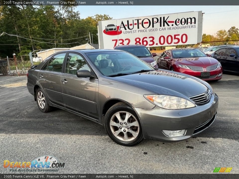 2005 Toyota Camry XLE V6 Phantom Gray Pearl / Fawn Photo #1