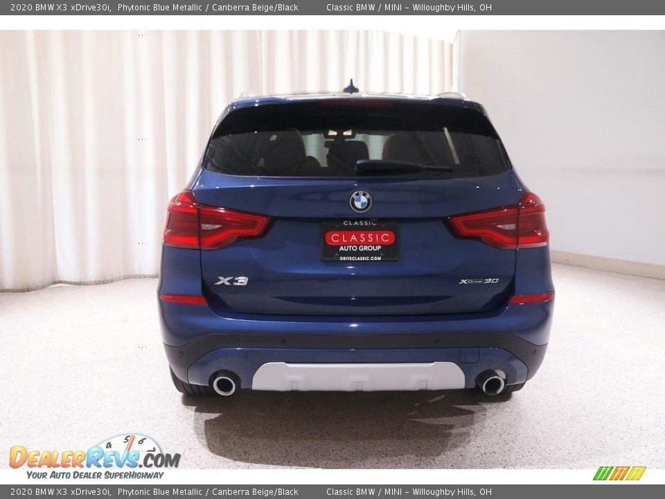 2020 BMW X3 xDrive30i Phytonic Blue Metallic / Canberra Beige/Black Photo #21