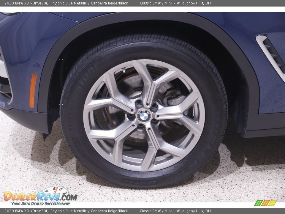 2020 BMW X3 xDrive30i Phytonic Blue Metallic / Canberra Beige/Black Photo #23