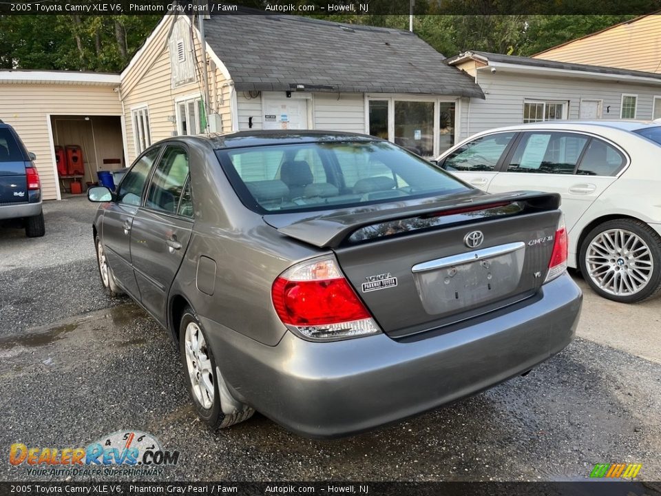 2005 Toyota Camry XLE V6 Phantom Gray Pearl / Fawn Photo #6