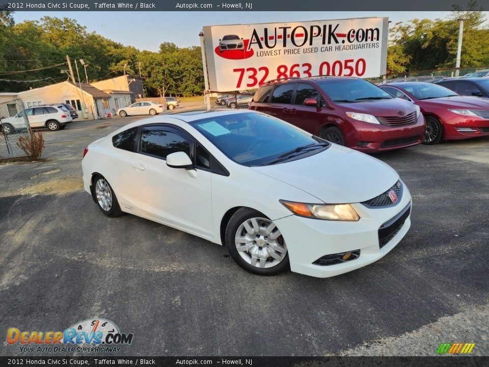 2012 Honda Civic Si Coupe Taffeta White / Black Photo #1