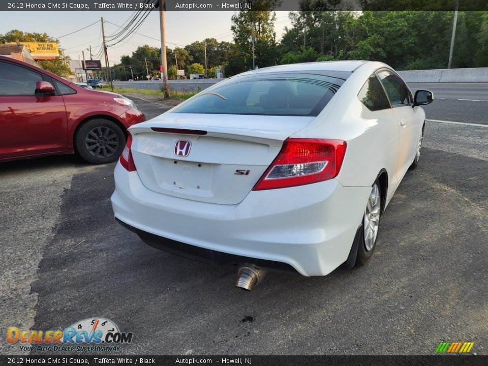 2012 Honda Civic Si Coupe Taffeta White / Black Photo #4