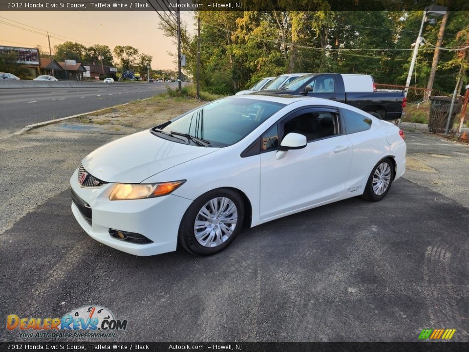 2012 Honda Civic Si Coupe Taffeta White / Black Photo #7