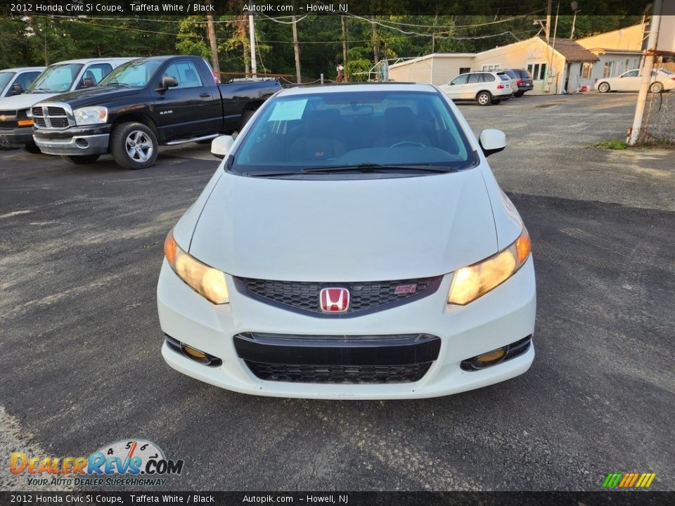 2012 Honda Civic Si Coupe Taffeta White / Black Photo #8