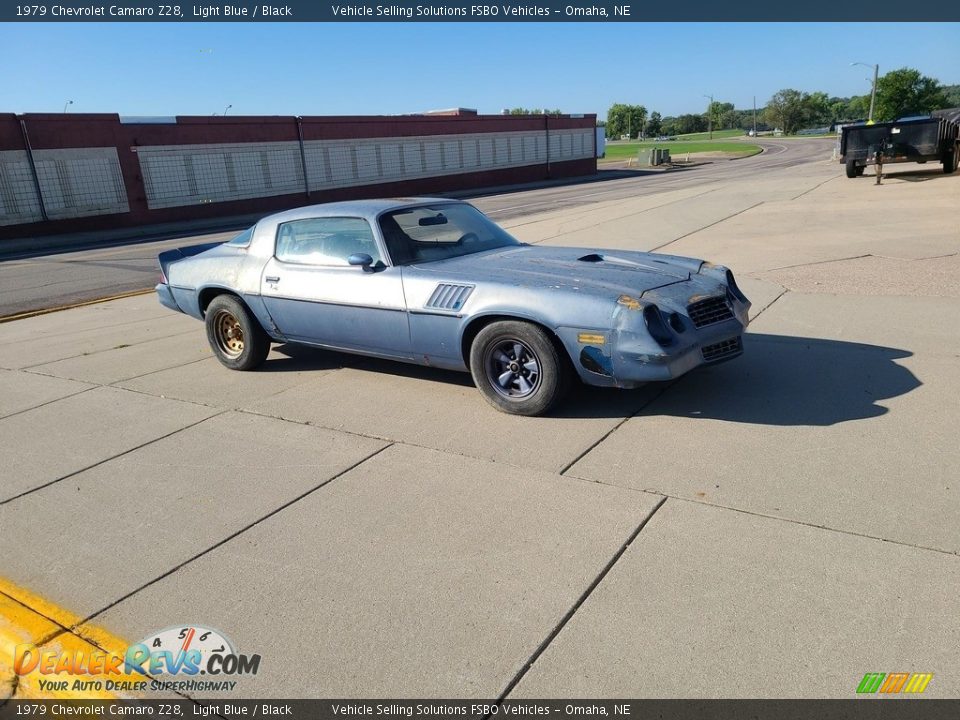 1979 Chevrolet Camaro Z28 Light Blue / Black Photo #1