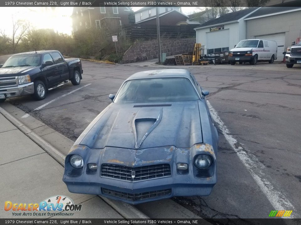 1979 Chevrolet Camaro Z28 Light Blue / Black Photo #4