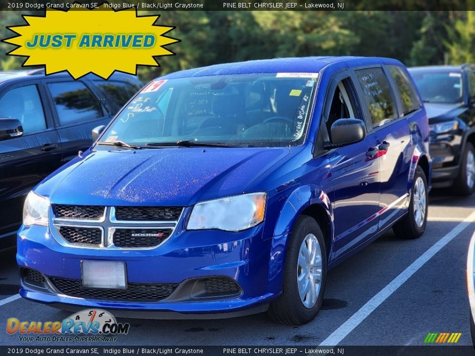 2019 Dodge Grand Caravan SE Indigo Blue / Black/Light Graystone Photo #1