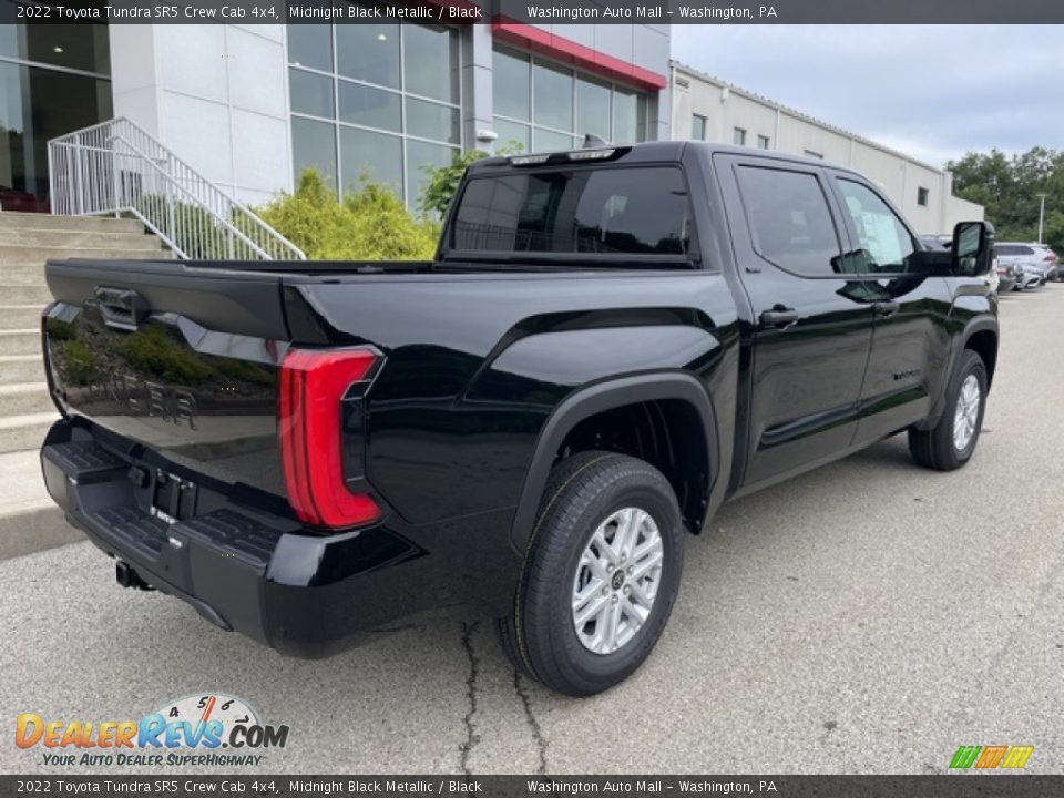 2022 Toyota Tundra SR5 Crew Cab 4x4 Midnight Black Metallic / Black Photo #9