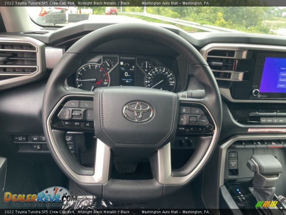 2022 Toyota Tundra SR5 Crew Cab 4x4 Steering Wheel Photo #10