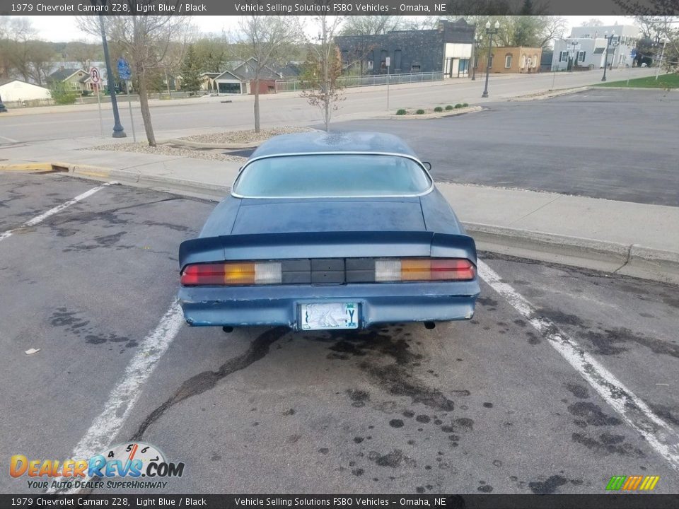 1979 Chevrolet Camaro Z28 Light Blue / Black Photo #17