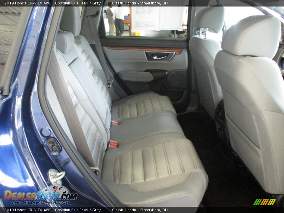 2019 Honda CR-V EX AWD Obsidian Blue Pearl / Gray Photo #20