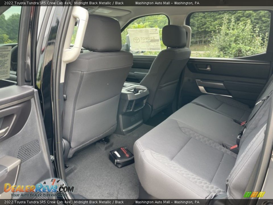 Rear Seat of 2022 Toyota Tundra SR5 Crew Cab 4x4 Photo #22