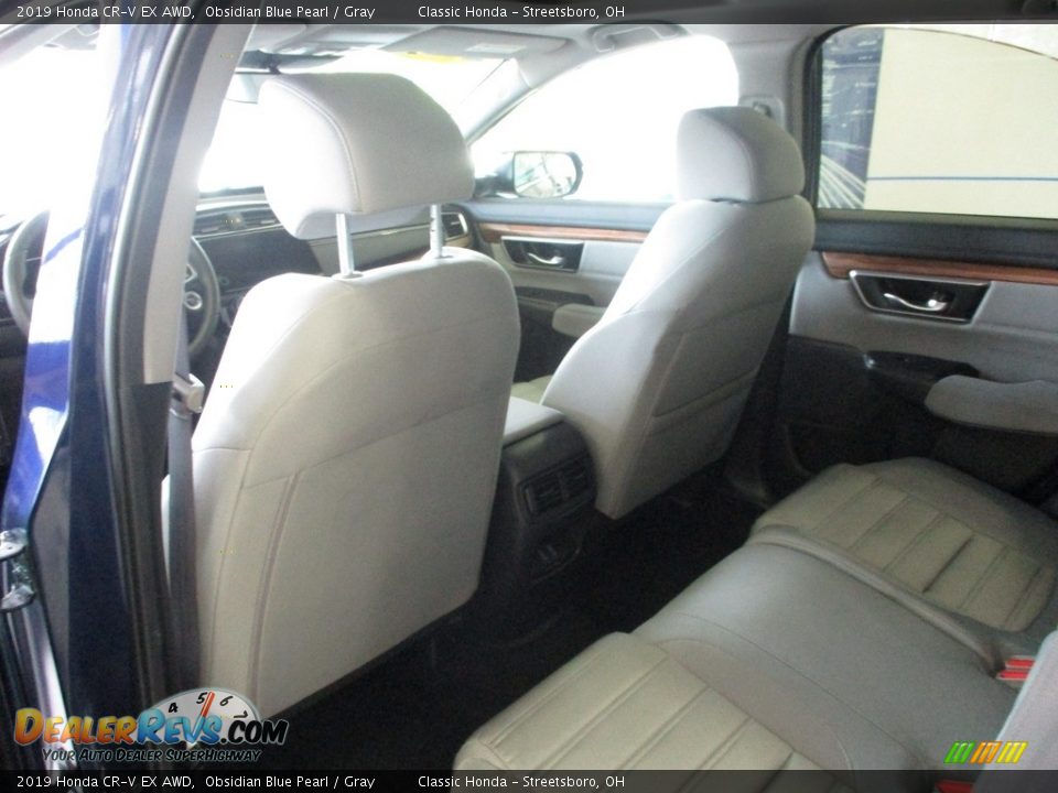 2019 Honda CR-V EX AWD Obsidian Blue Pearl / Gray Photo #24