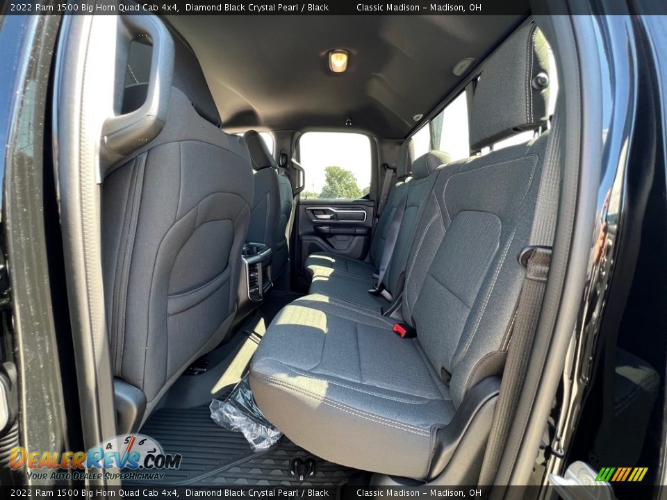 2022 Ram 1500 Big Horn Quad Cab 4x4 Diamond Black Crystal Pearl / Black Photo #3