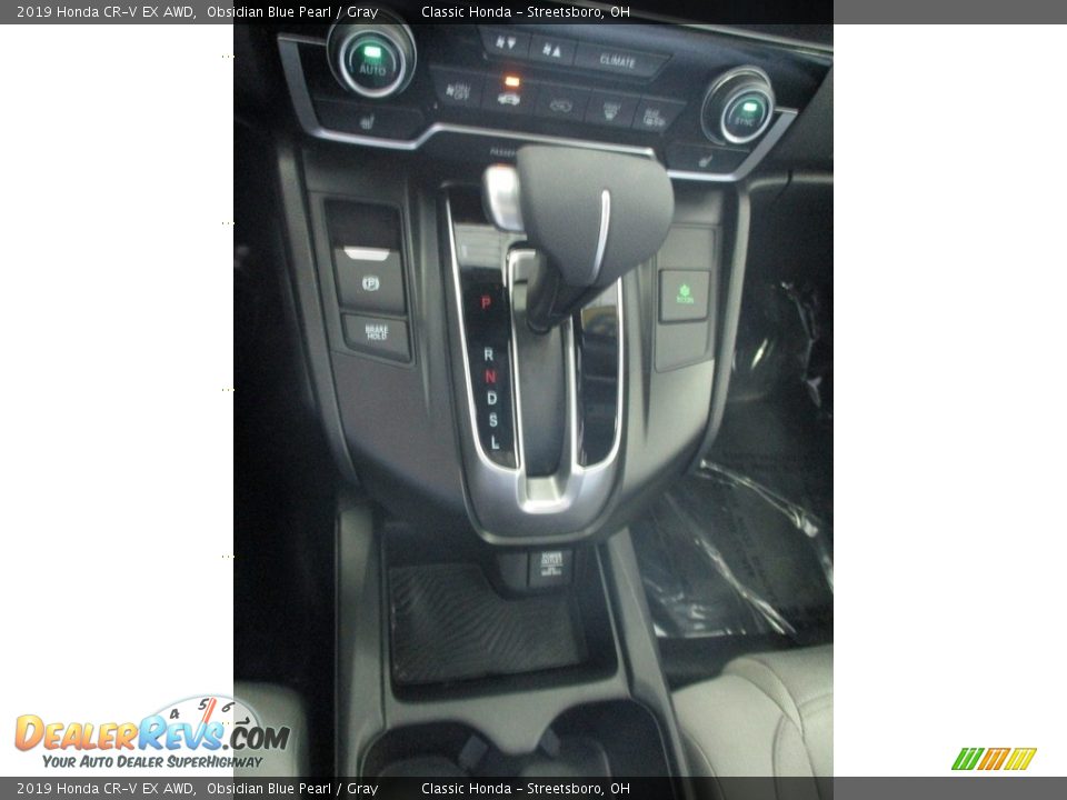 2019 Honda CR-V EX AWD Obsidian Blue Pearl / Gray Photo #34