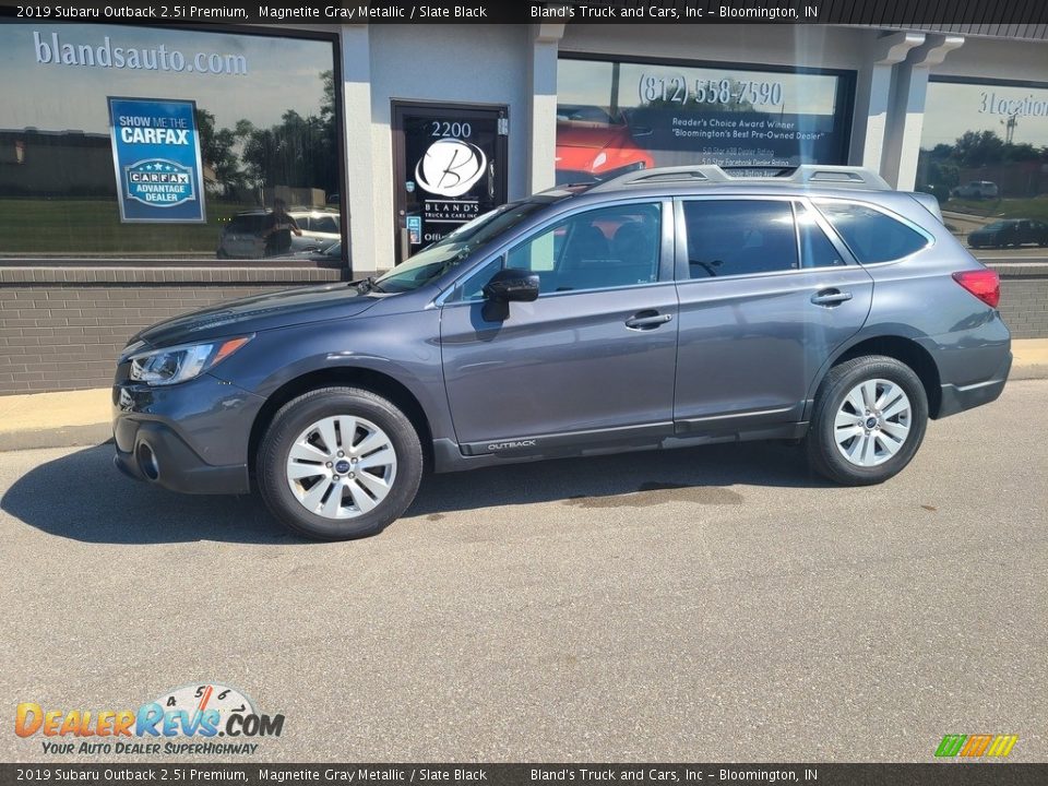 2019 Subaru Outback 2.5i Premium Magnetite Gray Metallic / Slate Black Photo #1