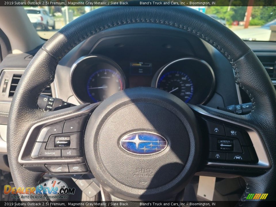 2019 Subaru Outback 2.5i Premium Magnetite Gray Metallic / Slate Black Photo #6