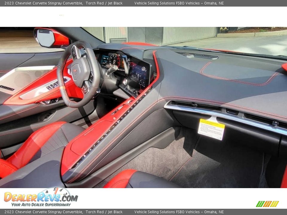 Front Seat of 2023 Chevrolet Corvette Stingray Convertible Photo #4