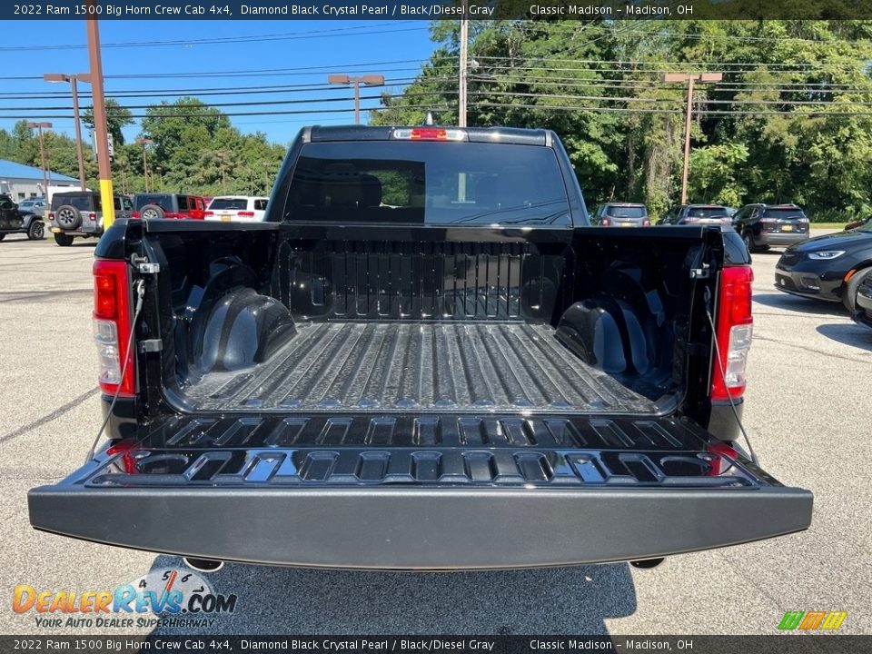 2022 Ram 1500 Big Horn Crew Cab 4x4 Diamond Black Crystal Pearl / Black/Diesel Gray Photo #11