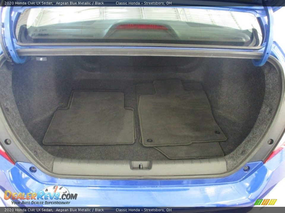 2020 Honda Civic LX Sedan Aegean Blue Metallic / Black Photo #13
