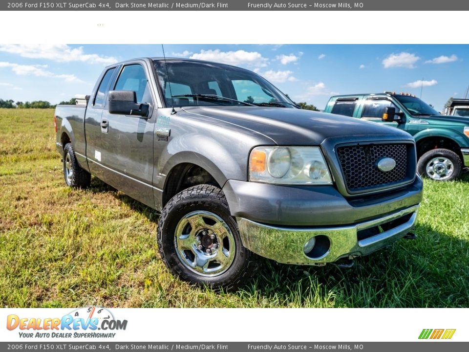 2006 Ford F150 XLT SuperCab 4x4 Dark Stone Metallic / Medium/Dark Flint Photo #1