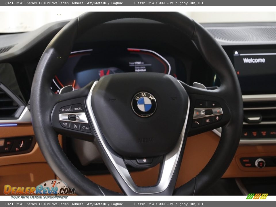 2021 BMW 3 Series 330i xDrive Sedan Steering Wheel Photo #7