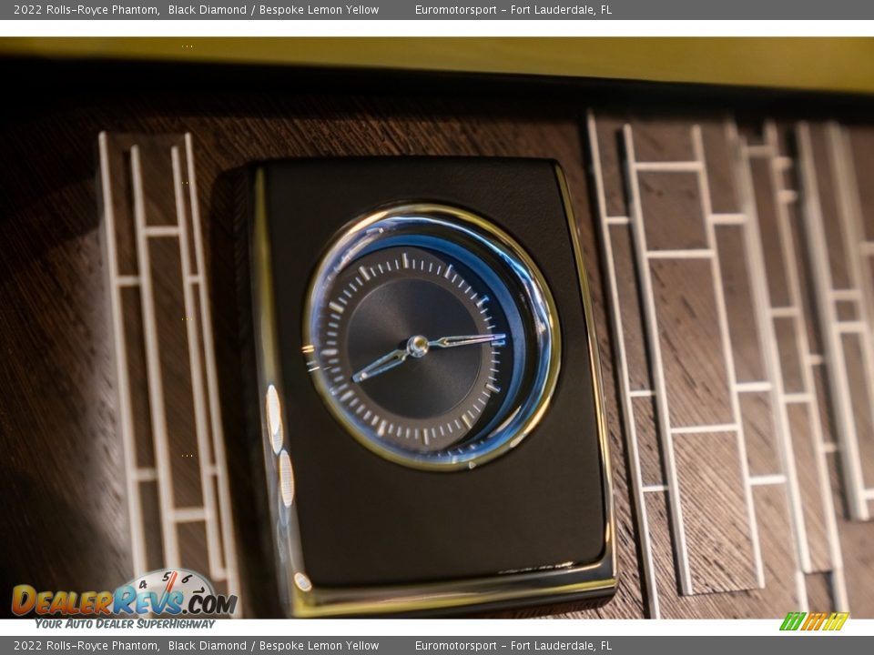 2022 Rolls-Royce Phantom Black Diamond / Bespoke Lemon Yellow Photo #38