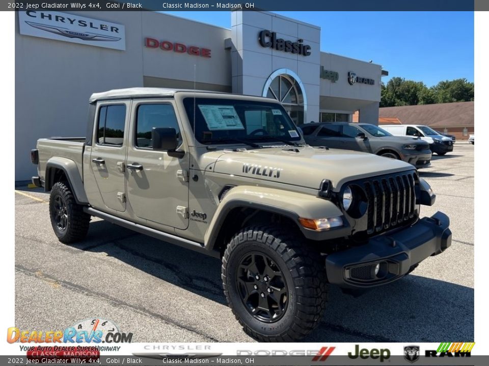 2022 Jeep Gladiator Willys 4x4 Gobi / Black Photo #1