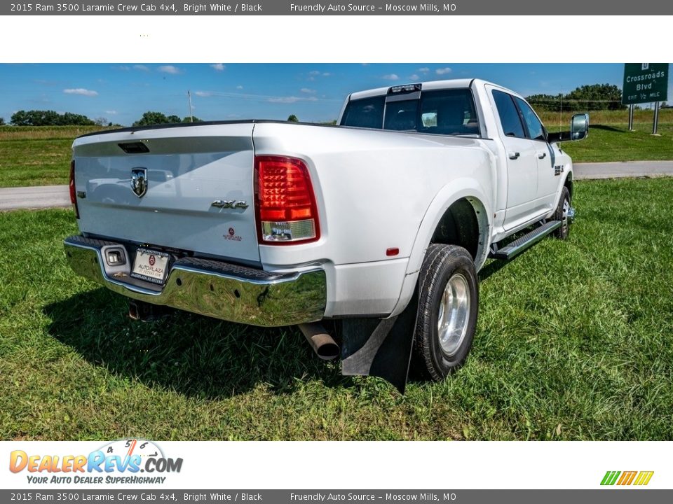 2015 Ram 3500 Laramie Crew Cab 4x4 Bright White / Black Photo #3