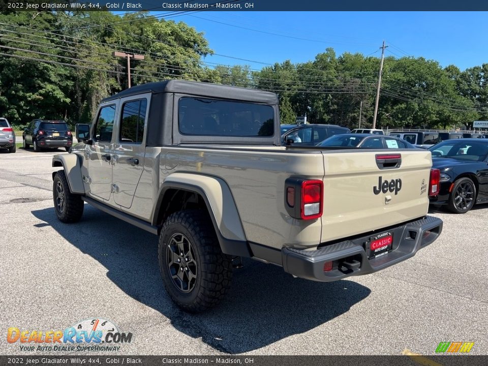 2022 Jeep Gladiator Willys 4x4 Gobi / Black Photo #9
