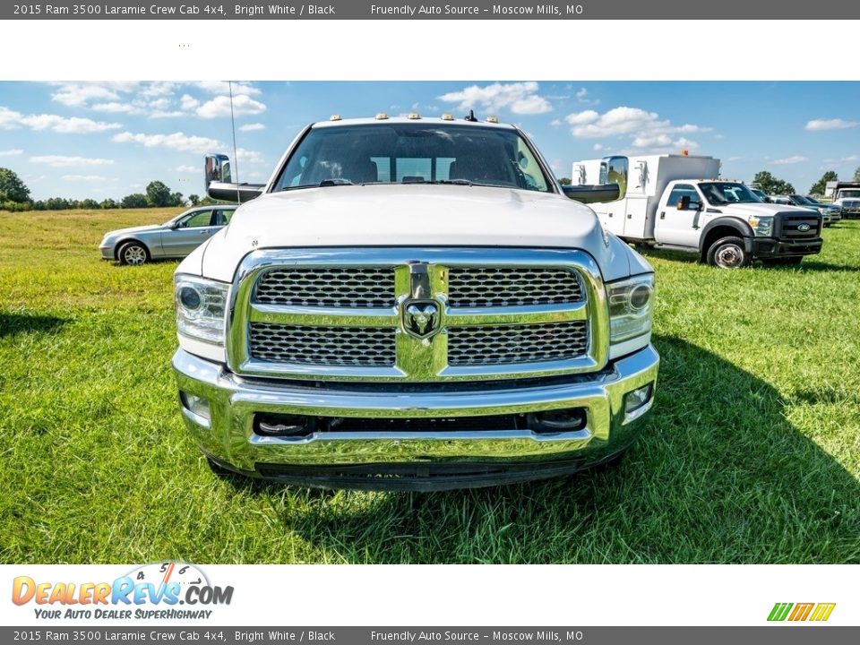 2015 Ram 3500 Laramie Crew Cab 4x4 Bright White / Black Photo #9