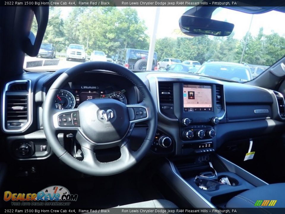 2022 Ram 1500 Big Horn Crew Cab 4x4 Flame Red / Black Photo #13