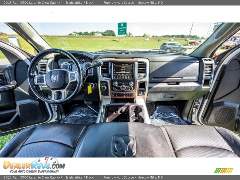 Dashboard of 2015 Ram 3500 Laramie Crew Cab 4x4 Photo #10