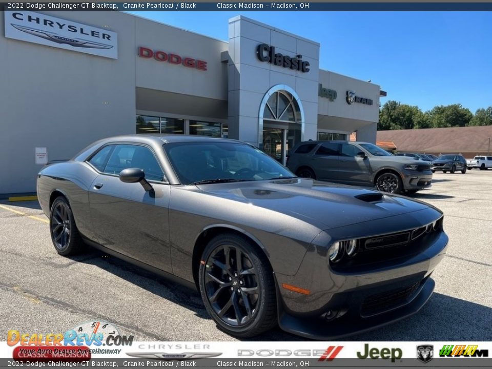 2022 Dodge Challenger GT Blacktop Granite Pearlcoat / Black Photo #1